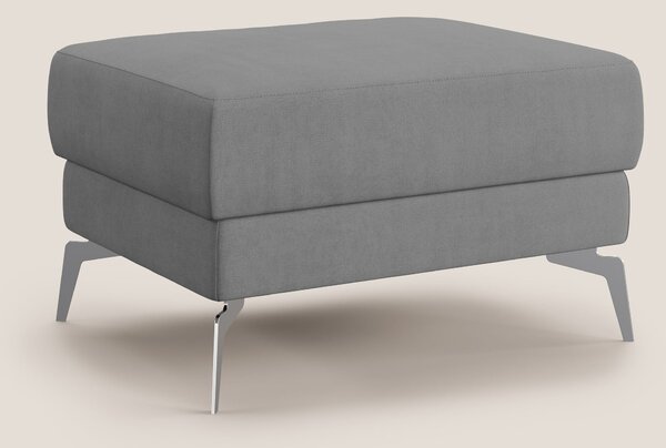 Star Pouf con piedini alti in tessuto impermeabile T02 grigio