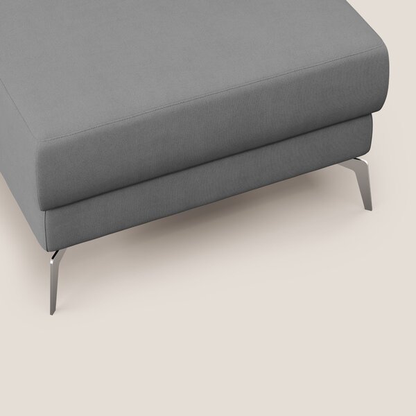 Star Pouf con piedini alti in tessuto impermeabile T02 grigio