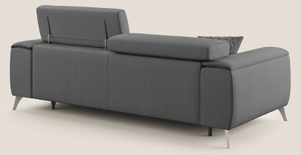 Fusion divano con sedute allungabili in tessuto smacchiabile T05 antra
