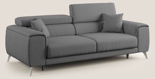 Fusion divano con sedute allungabili in tessuto smacchiabile T05 antra