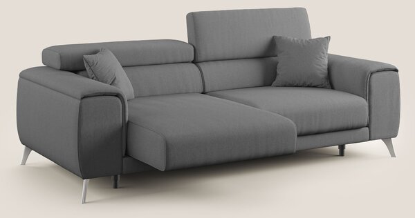Fusion divano con sedute allungabili in tessuto smacchiabile T05 antra