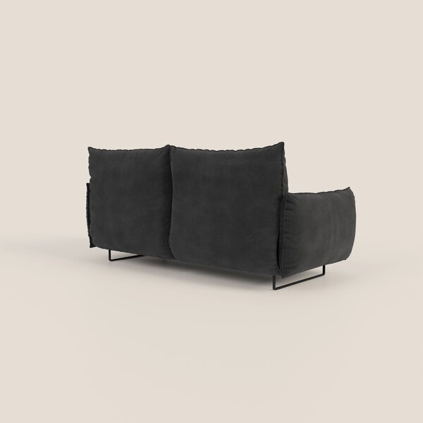 Monamour Divano dal design moderno con opzione relax elettrico in micr