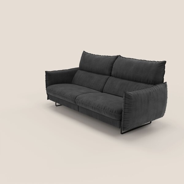 Monamour Divano dal design moderno con opzione relax elettrico in micr