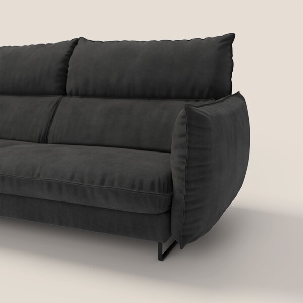 Monamour Divano dal design moderno con opzione relax elettrico in micr