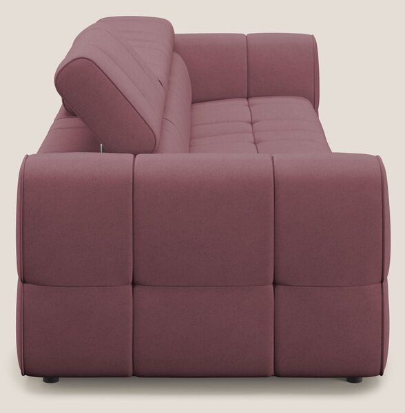 Giotto Divano modulare a 3 sedute con opzione relax elettrico in micro