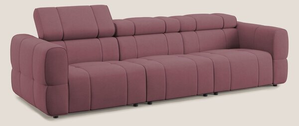 Giotto Divano modulare a 3 sedute con opzione relax elettrico in micro