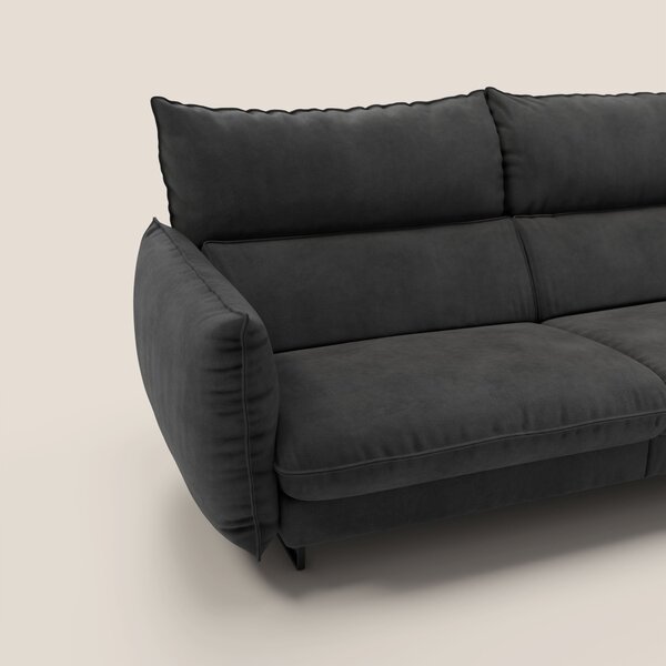 Monamour Divano dal design moderno con opzione relax elettrico in micr