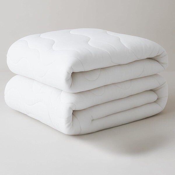 EVAN BROWNS®: Copertura per letto - coperta estiva - coperta leggera, traspirante e facile da lavare - piumino ideale per le calde notti estive - dimensioni: 155x220 cm
