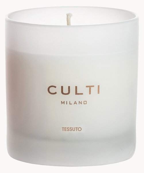 Candela profumata Tessuto (foglie di cassis, fiori di cotone, gelsomino, muschio bianco)
