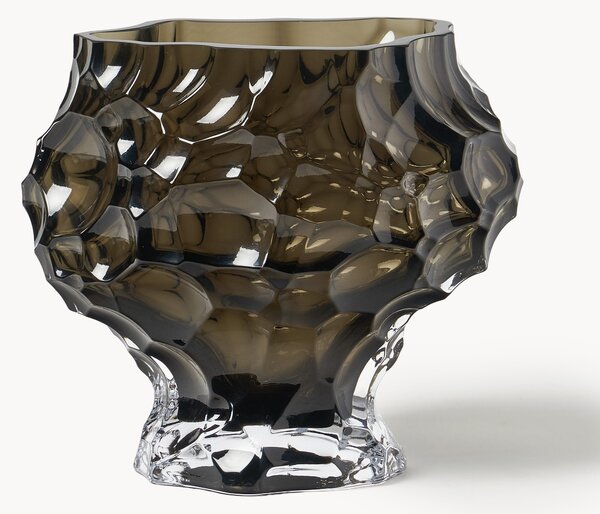 Vaso in vetro soffiato Canyon, alt. 18 cm