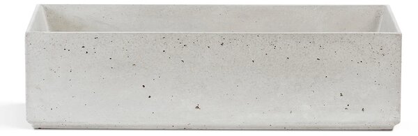 Lavello da Giardino Senza Rubinetto 53x29,5x14 cm in Calcestruzzo Delfi-G Grigio