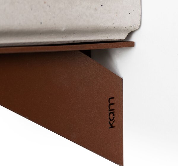 Staffa di Appoggio per Lavello 51,5x28x12,5 cm in Ferro Bracket-DLF Ruggine