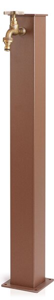 Fontana da Giardino 20x12x85 cm in Alluminio e Acciaio Wick Ruggine