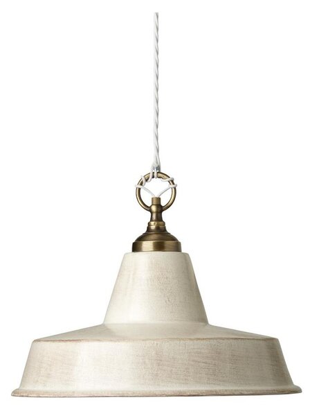 2257.O SOSPENSIONE SINGOLA CON DIFFUSORE IN TERRACOTTA FINITURA ANTICATA STILE RUSTICO MADE IN ITALY