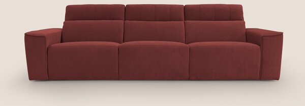 Clark Divano modulare 3 sedute con opzione relax elettrico in tessuto