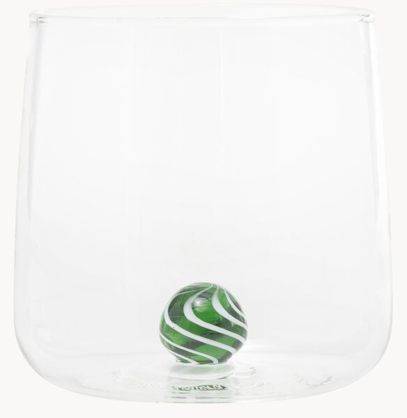 Set di 4 bicchieri in vetro soffiato Bilia Candy
