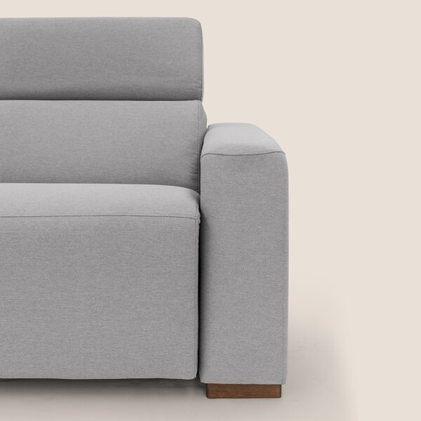 Poseidon divano letto + relax elettrico in tessuto smacchiabile imperm