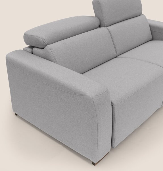 Poseidon divano letto + relax elettrico in tessuto smacchiabile imperm