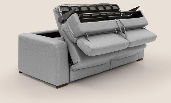 Poseidon divano letto + relax elettrico in tessuto smacchiabile imperm