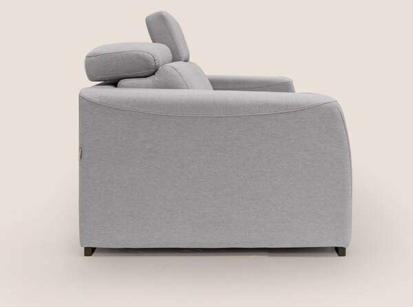 Poseidon divano letto + relax elettrico in tessuto smacchiabile imperm