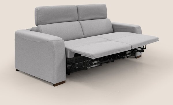 Poseidon divano letto + relax elettrico in tessuto smacchiabile imperm