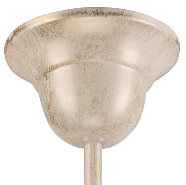 Brilagi - Lampadario LED a catena ANTICO 3xE27/60W/230V 3000K patina bianca