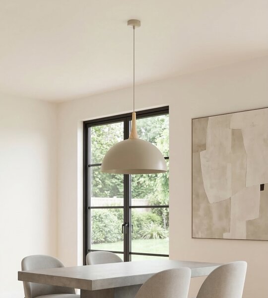 Lampada a sospensione con cavo NAUTICA 1xGX53/12W/230V beige