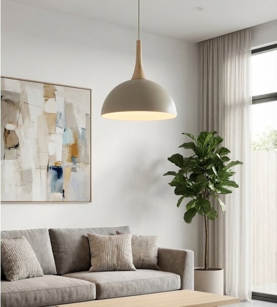 Lampadario sospeso su cavo NAUTICA 1xGX53/12W/230V, beige