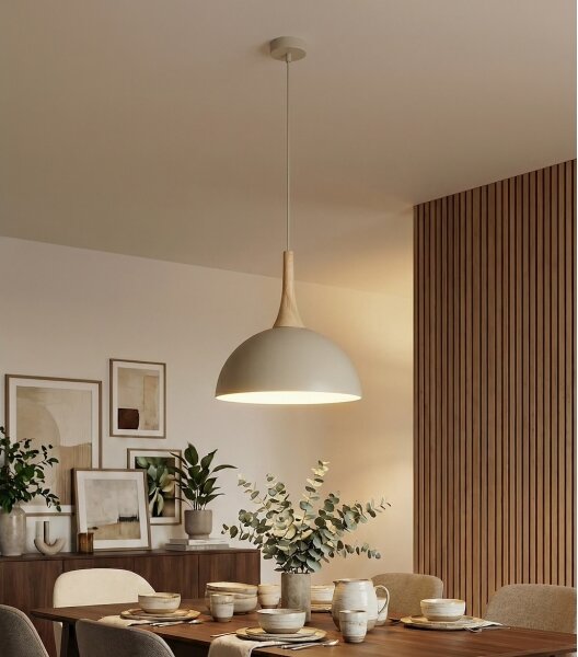 Lampadario sospeso su cavo NAUTICA 1xGX53/12W/230V, beige