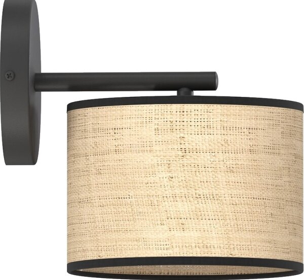Lampada da parete ECO 1xE27/15W/230V beige/rattan