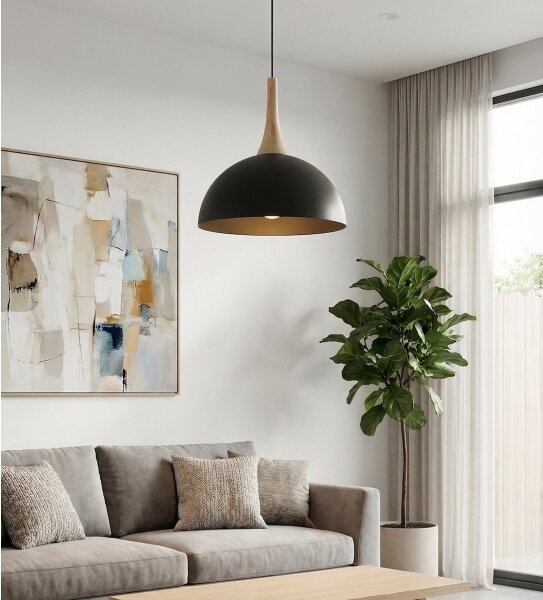 Lampadario a sospensione con cavo NAUTICA 1xGX53/12W/230V nero