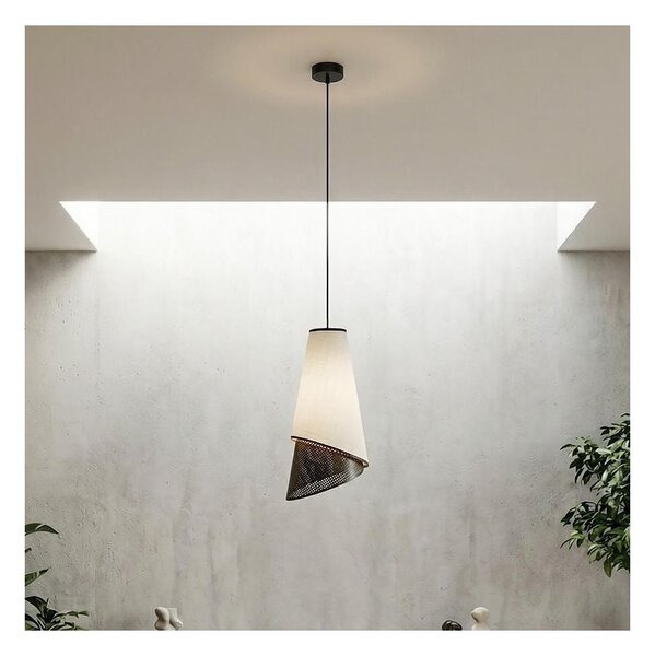 Sospensione su cavo MODA 1xE27/15W/230V grigio/nero