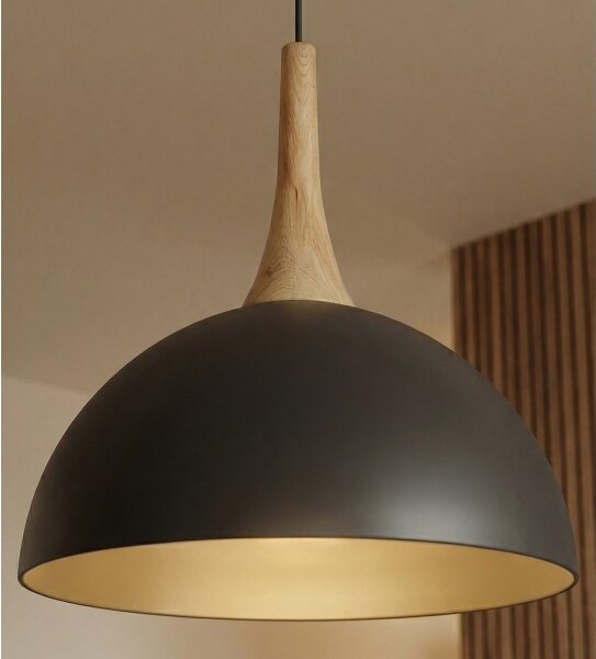 Lampadario a sospensione con cavo NAUTICA 1xGX53/12W/230V nero