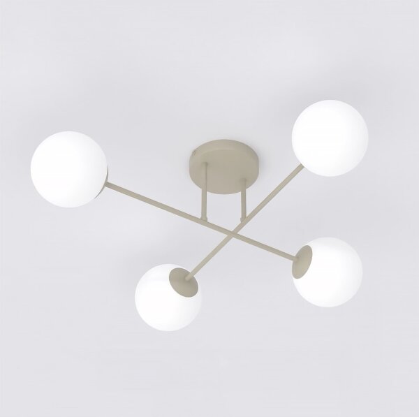 Plafoniera ROMA 4xE14/10W/230V beige