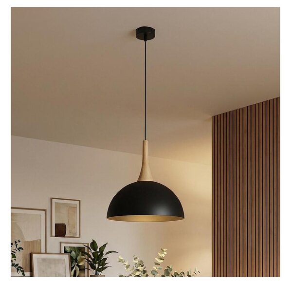 Lampadario a sospensione con cavo NAUTICA 1xGX53/12W/230V nero