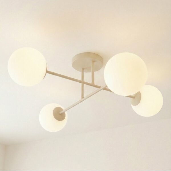 Plafoniera ROMA 4xE14/10W/230V beige