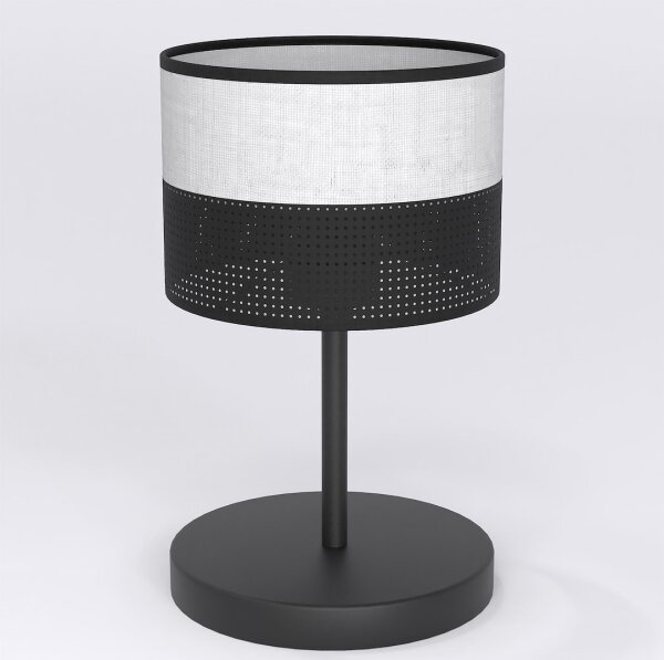 Lampada da tavolo KARBON 1xE27/15W/230V nera/grigia
