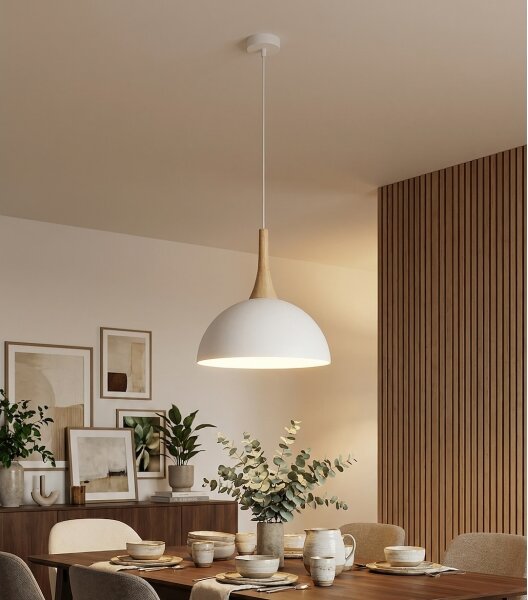 Lampada a sospensione su cavo NAUTICA 1xGX53/12W/230V, bianca