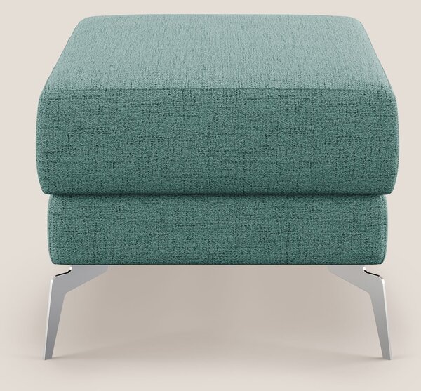 Star Pouf con piedini alti in tessuto impermeabile fiammato T03 verde