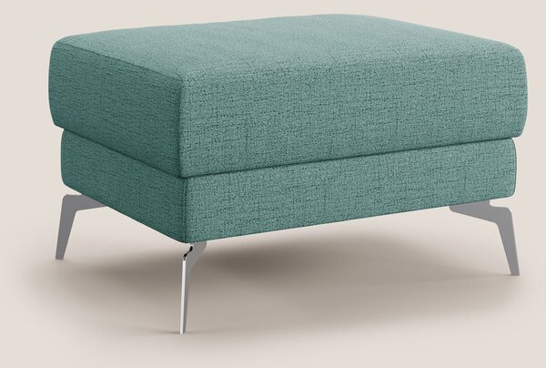 Star Pouf con piedini alti in tessuto impermeabile fiammato T03 verde