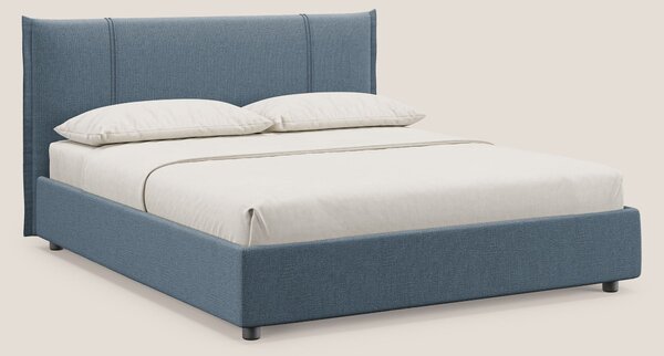 Alicia letto imbottito con vano contenitore in tessuto impermeabile T1