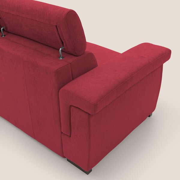 Bjorn divano letto sfoderabile con materasso H18 cm e poggiatesta recl