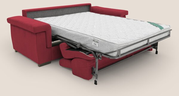 Bjorn divano letto sfoderabile con materasso H18 cm e poggiatesta recl