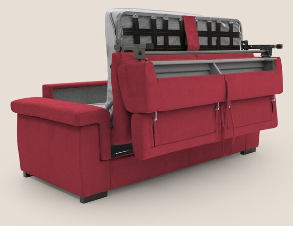 Bjorn divano letto sfoderabile con materasso H18 cm e poggiatesta recl