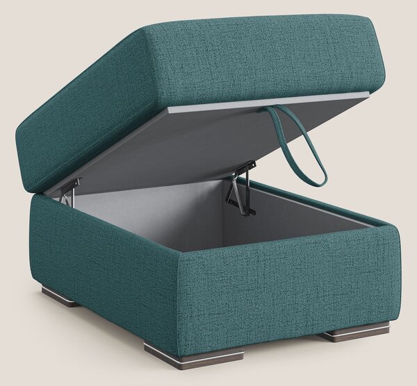 Sun pouf apribile contenitore in tessuto impermeabile fiammato T03 azz