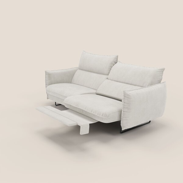 Monamour Divano dal design moderno con opzione relax elettrico in micr
