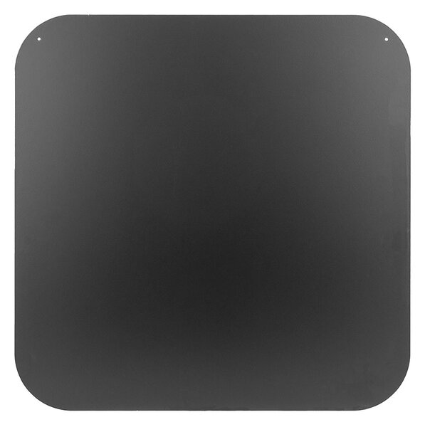 Piastra Salvapavimento Quadrata Protezione per Stufe e Camini in Ferro 69x69 cm