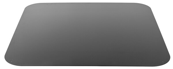 Piastra Salvapavimento Quadrata Protezione per Stufe e Camini in Ferro 69x69 cm