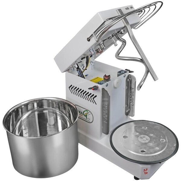 Famag Grilletta IM10S 10 Velocit� HH - Dimensioni 30.5x54xh 43 cm Capacit� impasto 10 kg peso macchina 34 kg Impastatrice a spirale con testa RIBALTABILE inserimento facile impasto