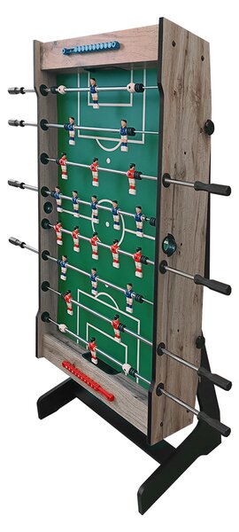 Tavolo da Calcio Balilla Deluxe Pieghevole Verticale